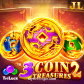 3 Coin Treasures 2 Slot Game Artwork